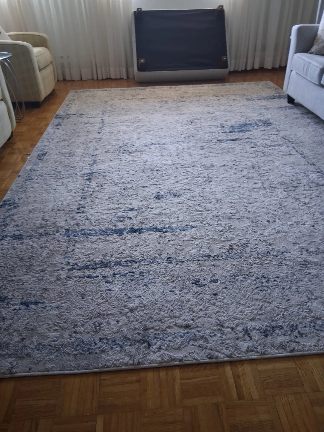 Large abstract area rug - photo 2