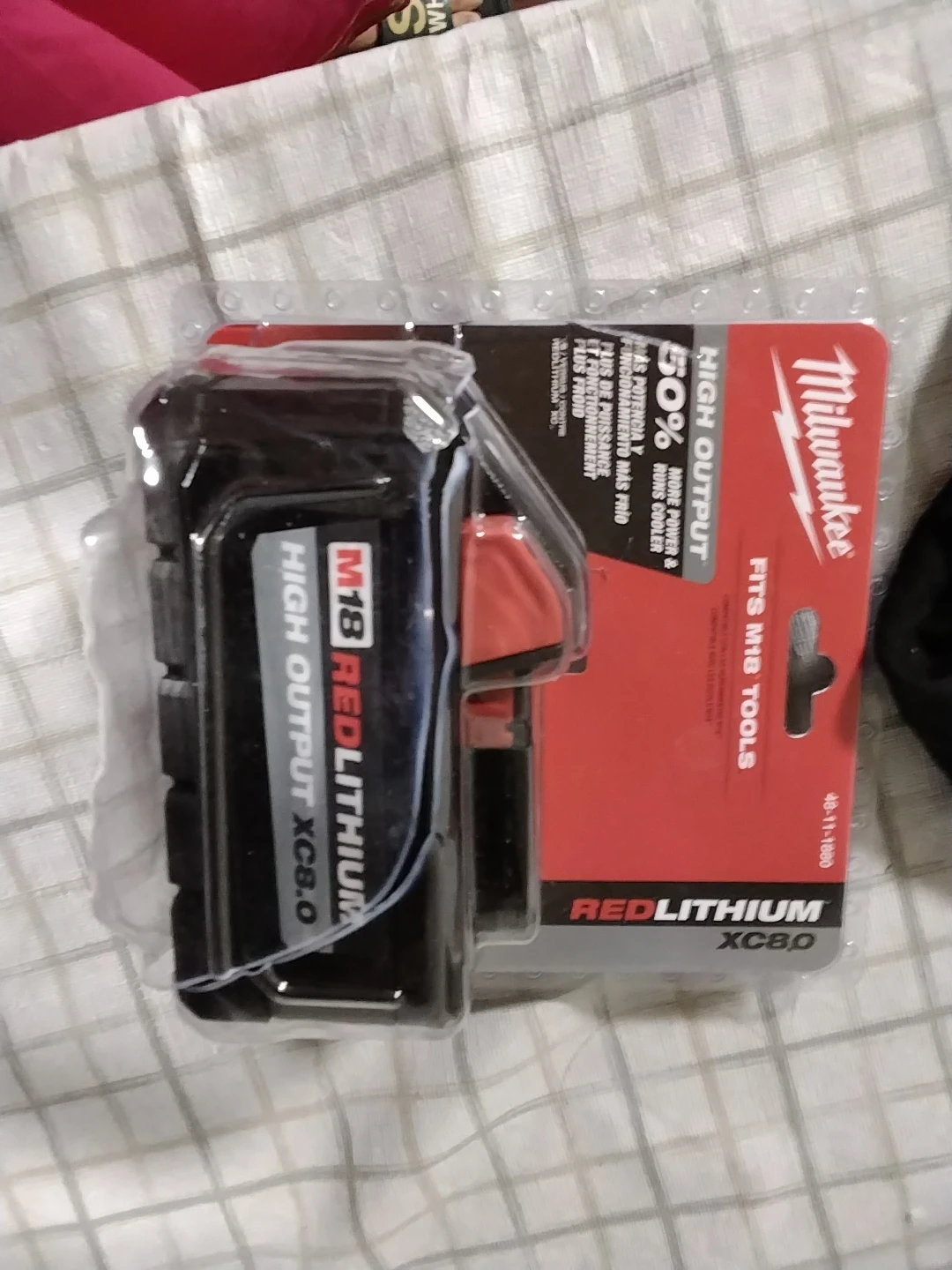 Milwaukee M18 Redlithium XC8.0 High Output Battery
