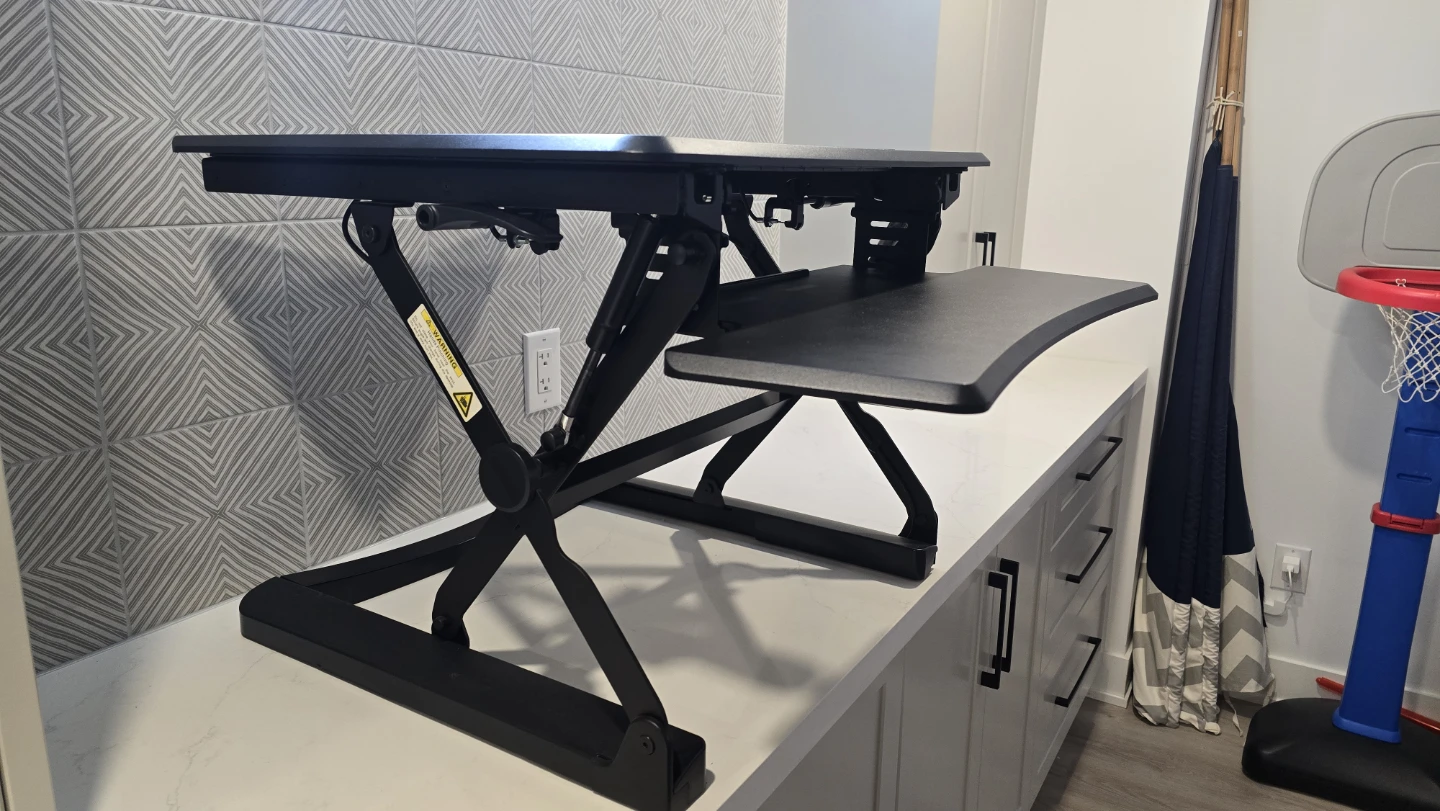 Adjustable Sit-Stand Desk Converter - photo 5