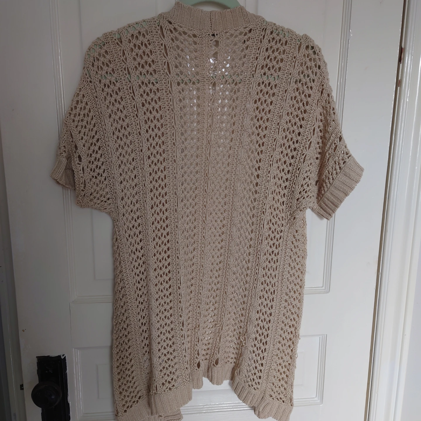 Smart Set Beige Crochet Cardigan - photo 4