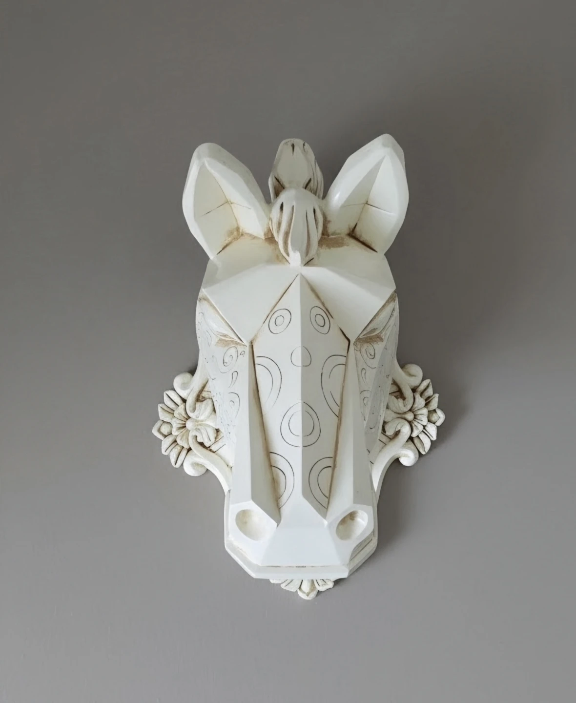 Decorative Wooden Horse Wall Mount . Horse head Wall hanger