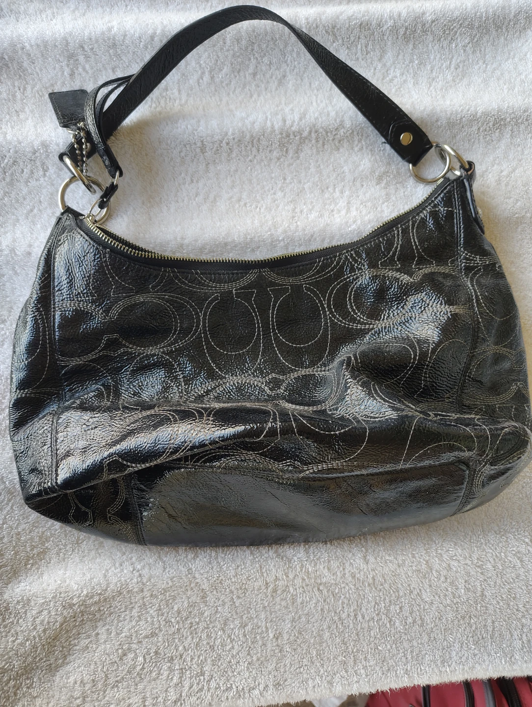 COACH Y2K era Patent Leather Shoulder Bag - photo 2