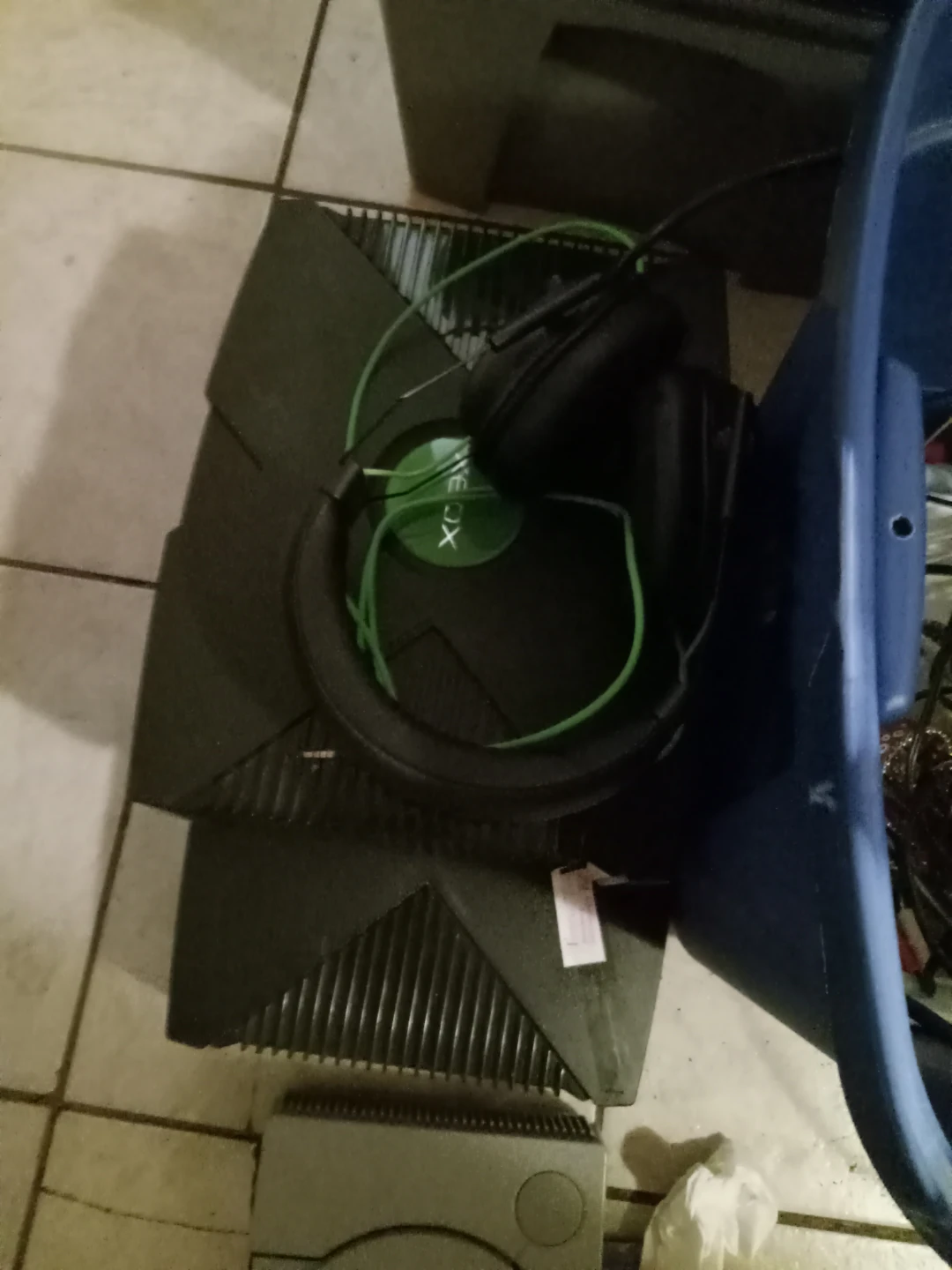2 Original Microsoft Xbox Console and Headset