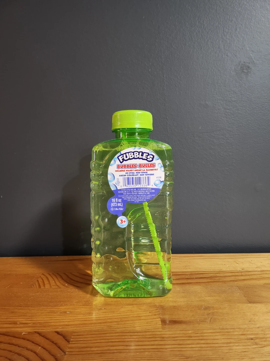 Fubbles 16 oz Bubble Solution with Wand 🏈