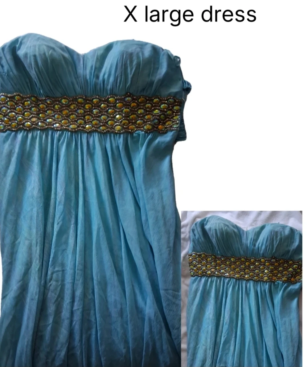 Two women's dresses (Blue XL and Black S) - photo 2