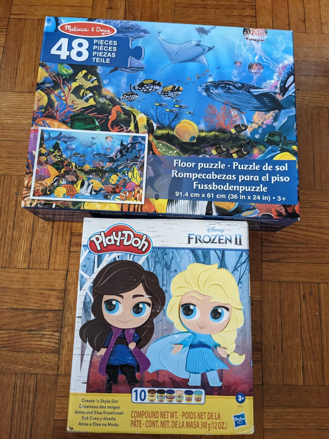 Melissa & Doug Puzzle and Play-Doh Frozen II Set