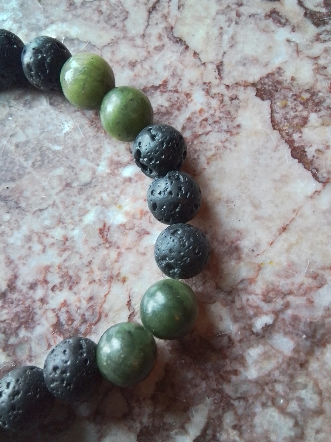 Natural Green Jade & Volcanic Lava Stone Aromatherapy Diffuser - photo 2