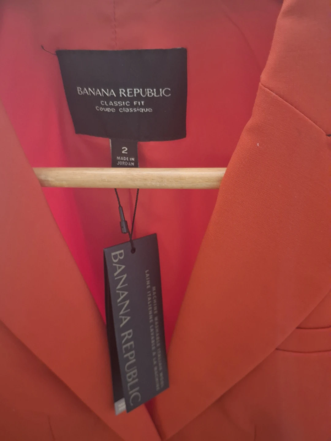 Banana Republic Classic Fit Blazer, Red, Size 2 - photo 4