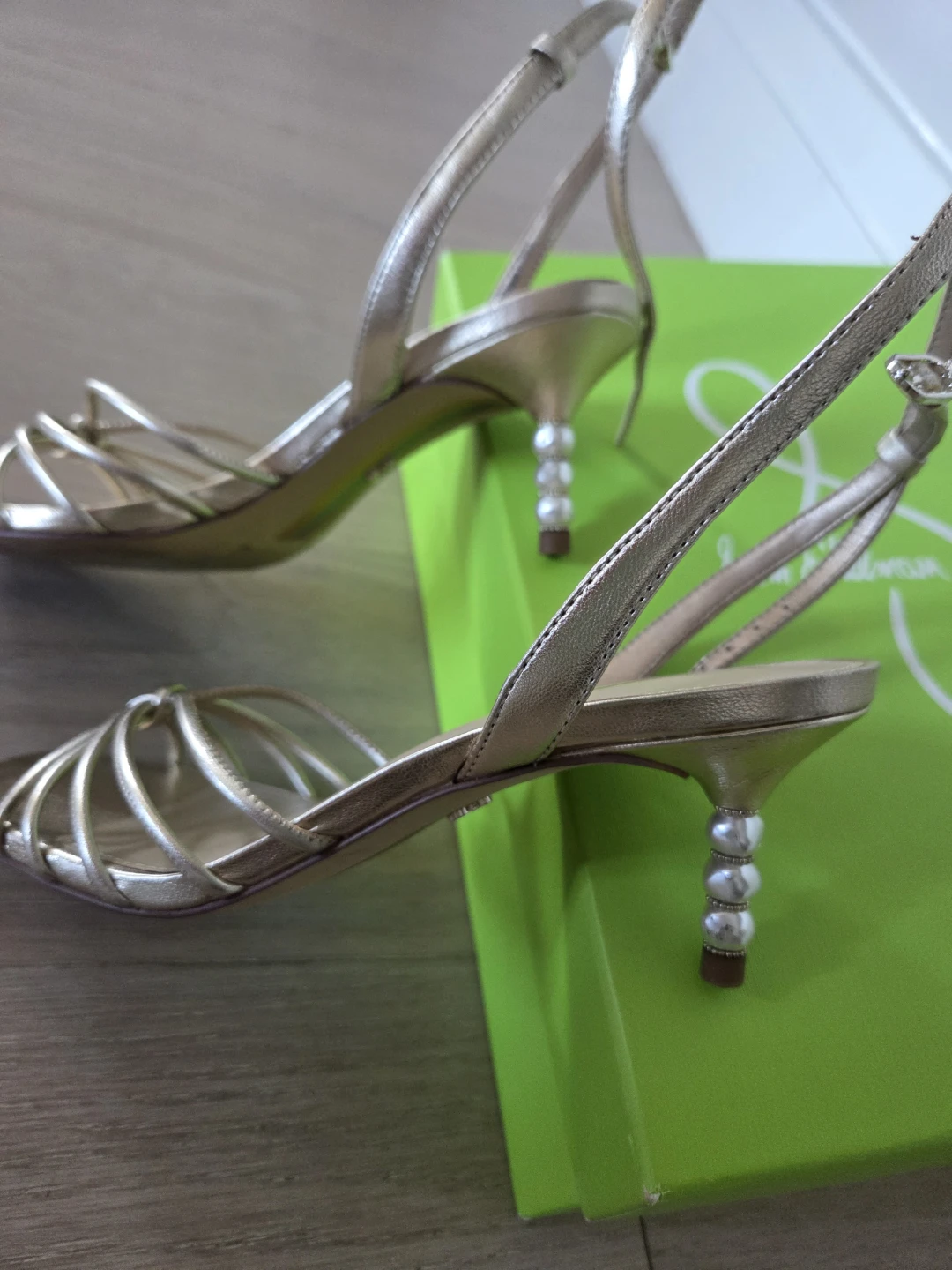 Sam Edelman Philippa Gold Metallic Heels - photo 2