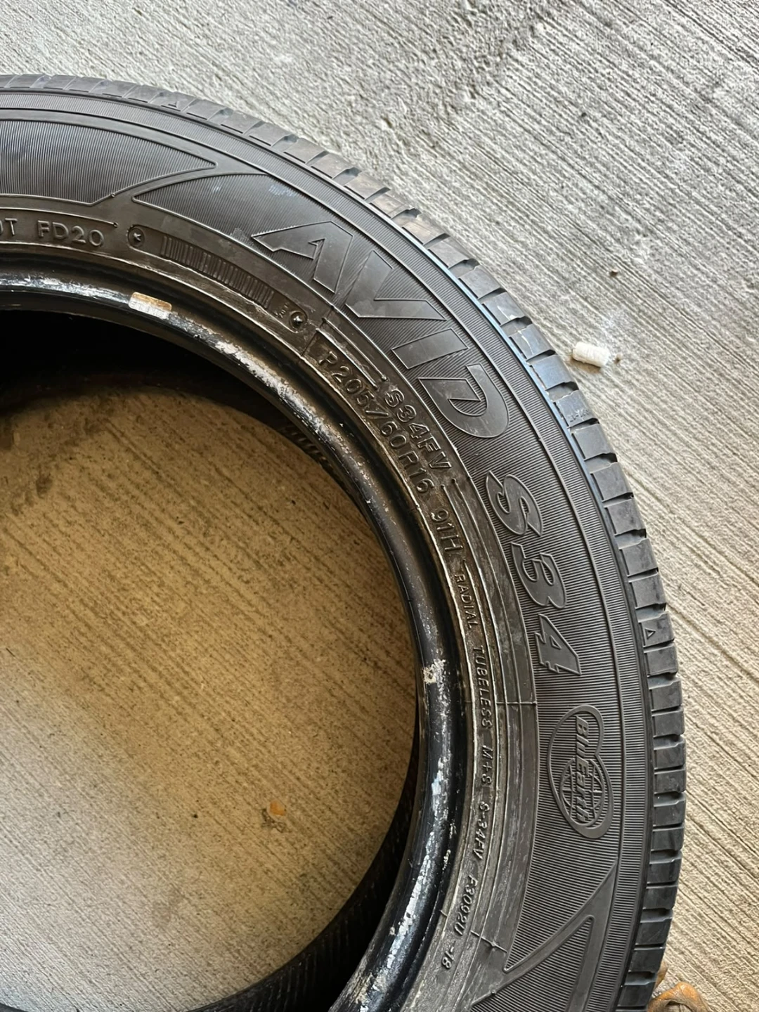 205/60R16  Yokohama Avid S34FV - photo 4