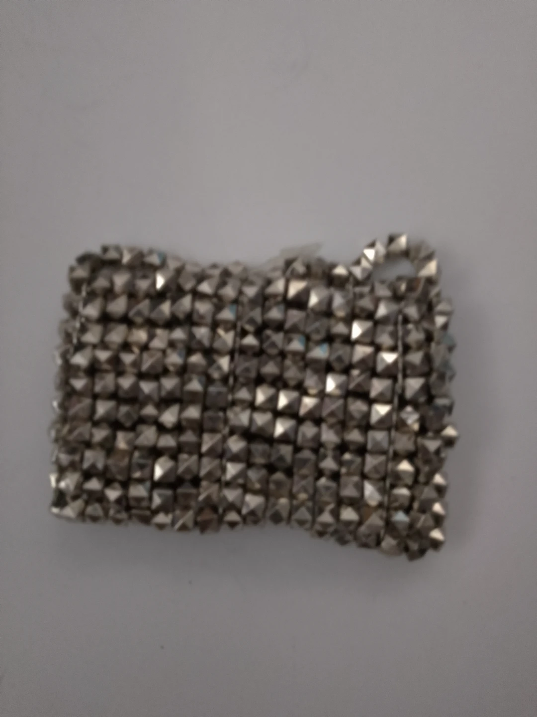 Silver Studded Wristband 🏈