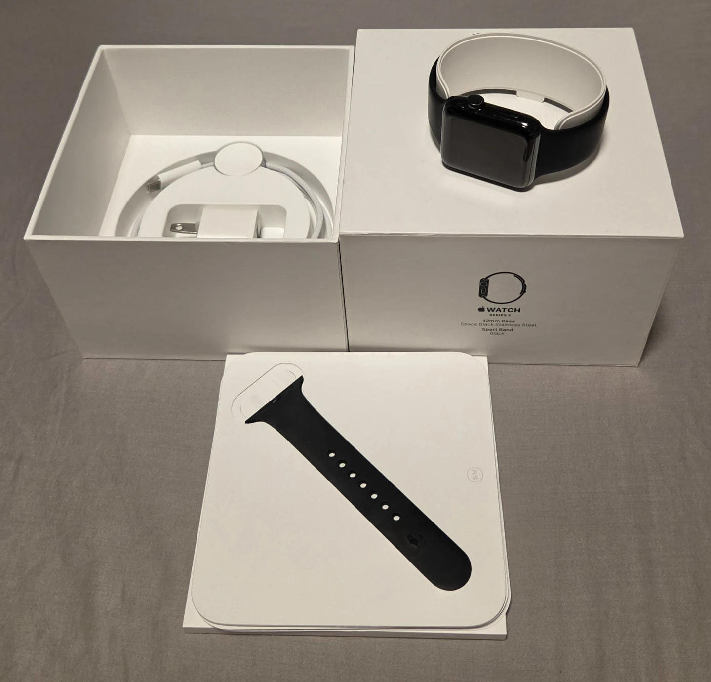 Apple Watch Series 2 Black Stainless Steel 42mm - photo 2