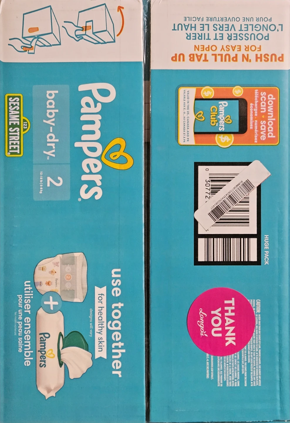 Pampers Baby-Dry Size 2 Diapers - 180 Count - photo 2