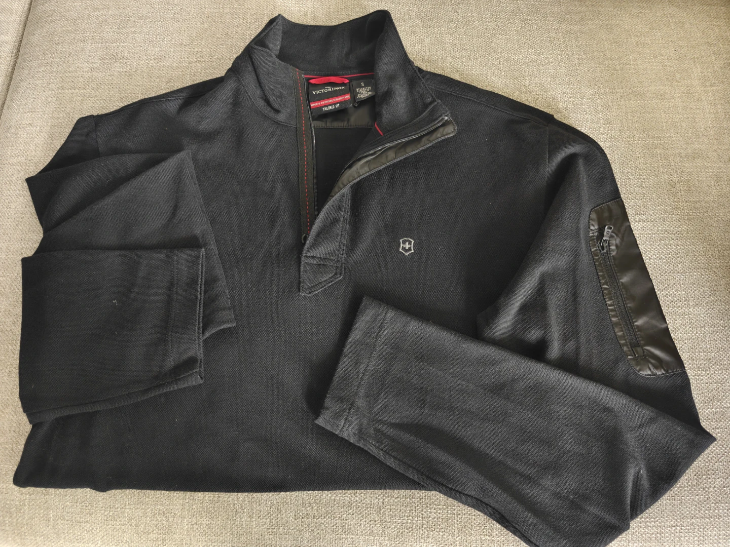 Victorinox Black Quarter-Zip Pullover Small - photo 2