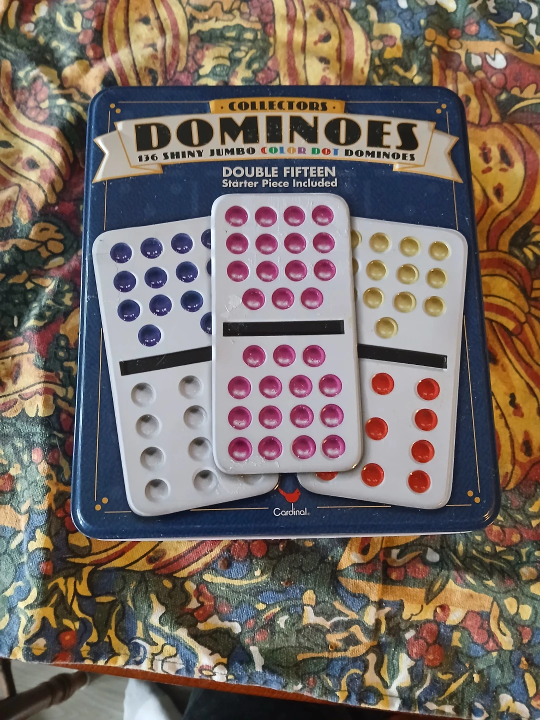 Cardinal Collectors Double Fifteen Dominoes