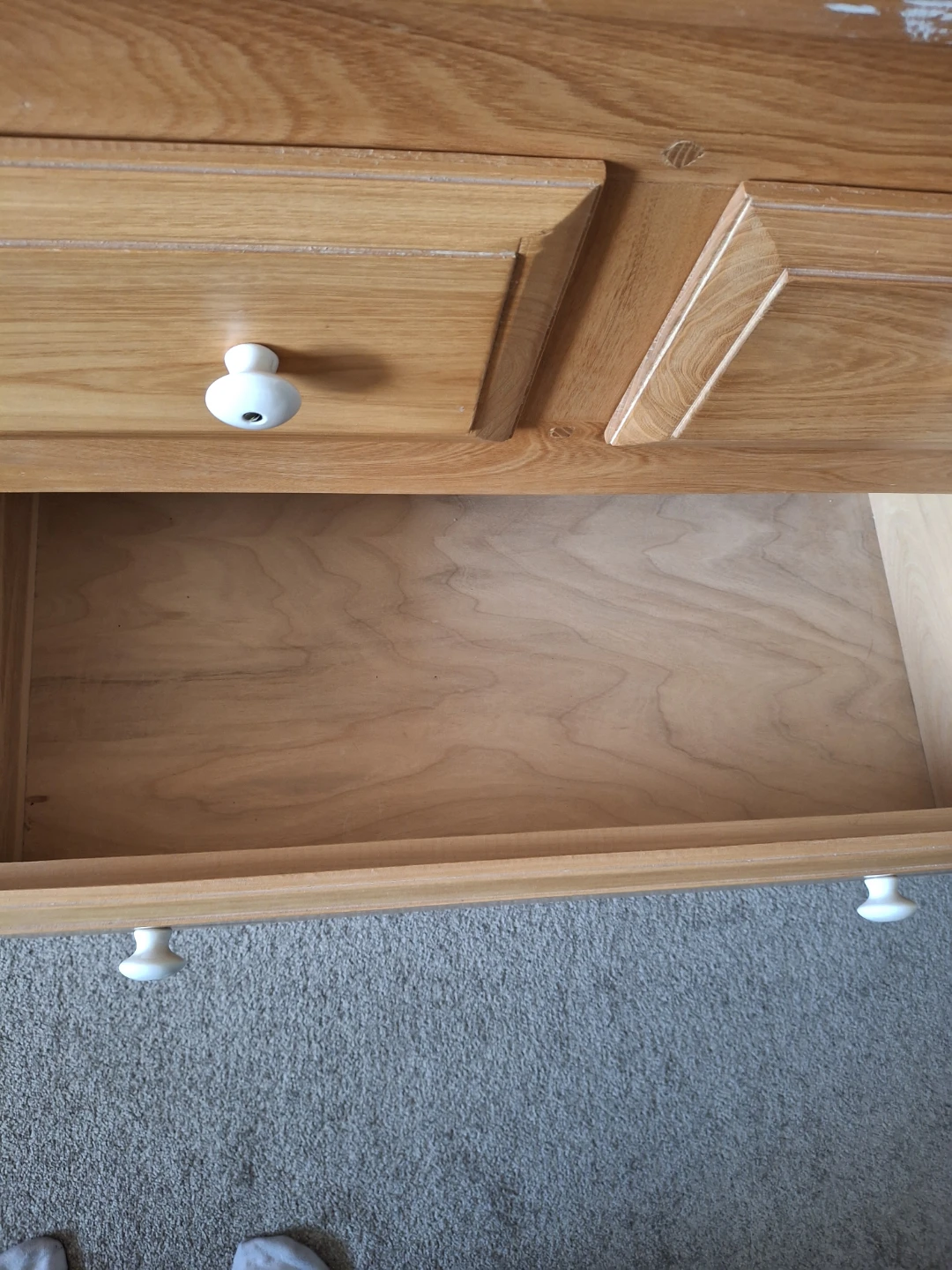 Beautiful 7 Drawer Wooden Dresser with Mirror - photo 5