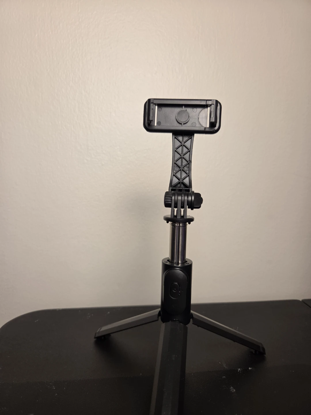 Black Bluetooth Selfie Stick Tripod