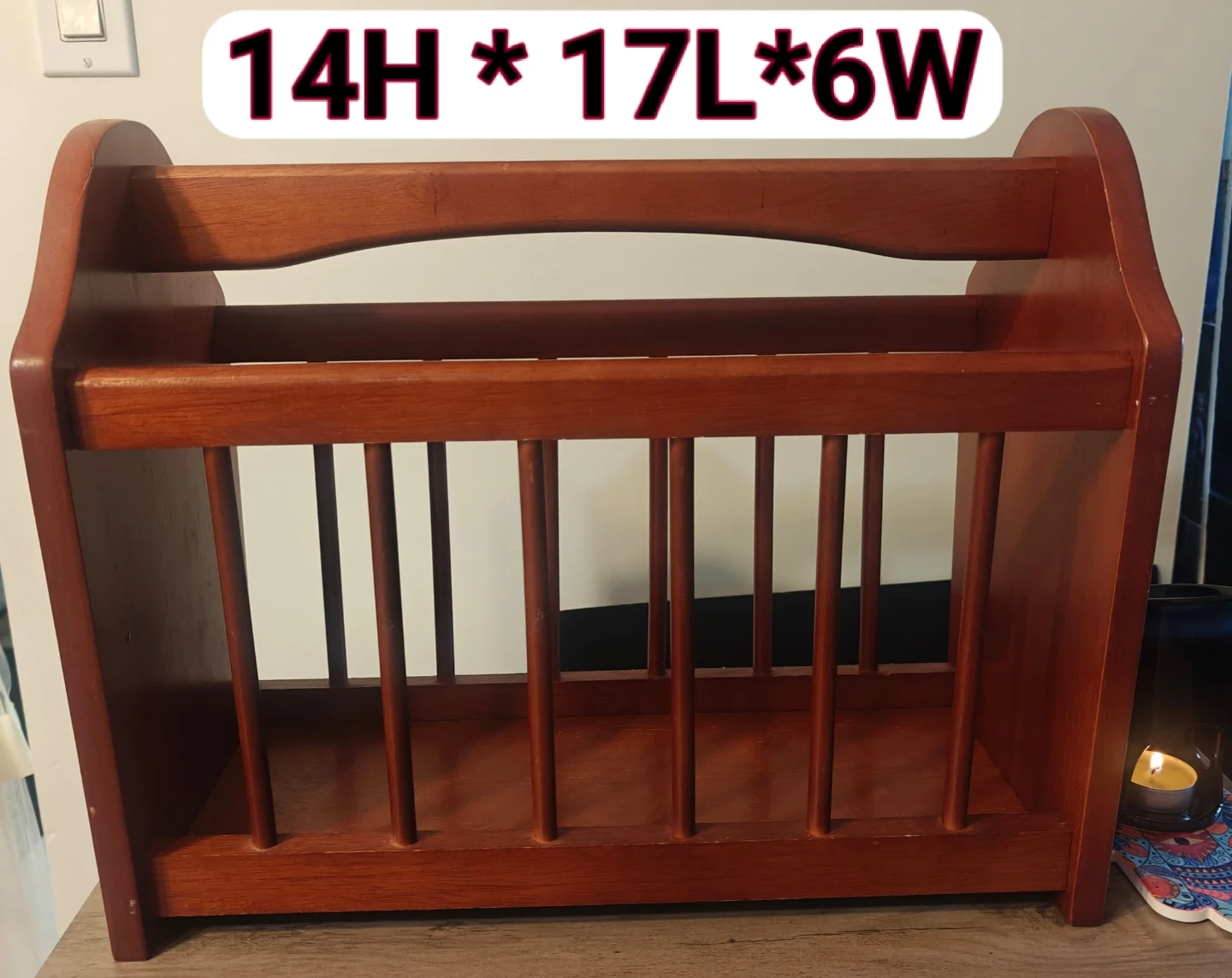 Wooden Magazine Rack - photo 2