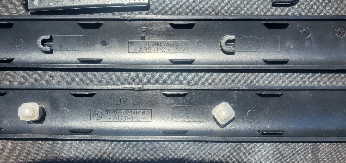 BMW E46 Interior Trim and Window Switch Set Black - photo 3