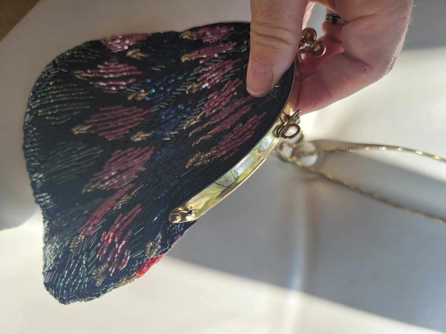 Vintage LA Regale Beaded Evening Clutch - photo 5