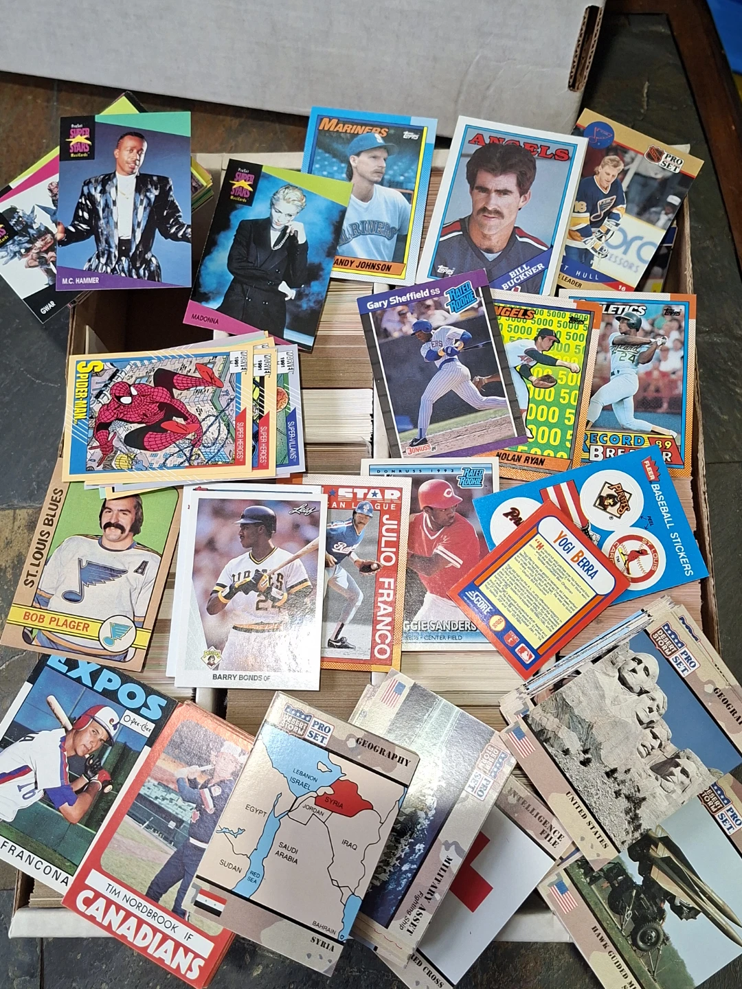 Very Large Mostly Unsearched Vintage Trading Card Lot
