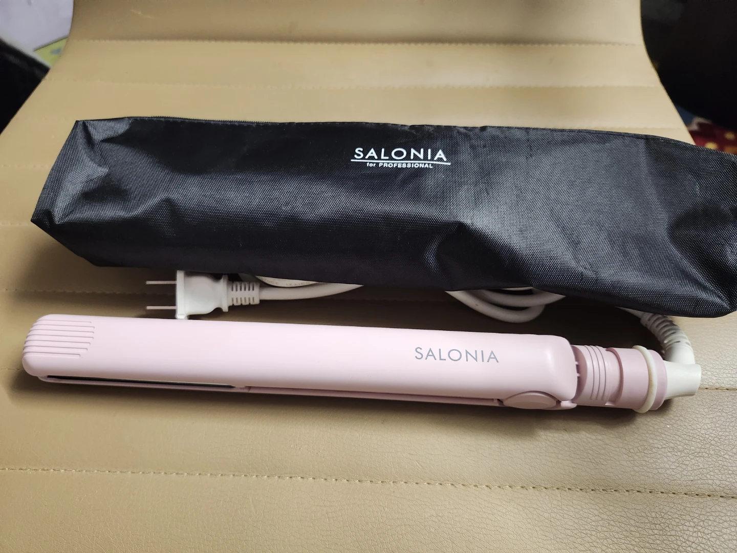 SALONIA Hair Straightener - Pastel Pink