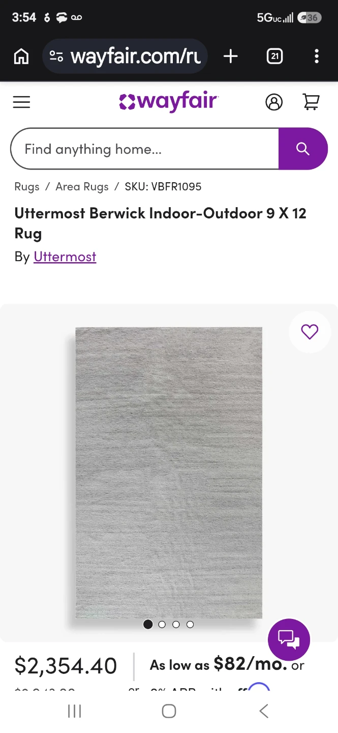Uttermost Berwick Indoor-Outdoor Rug 9x12