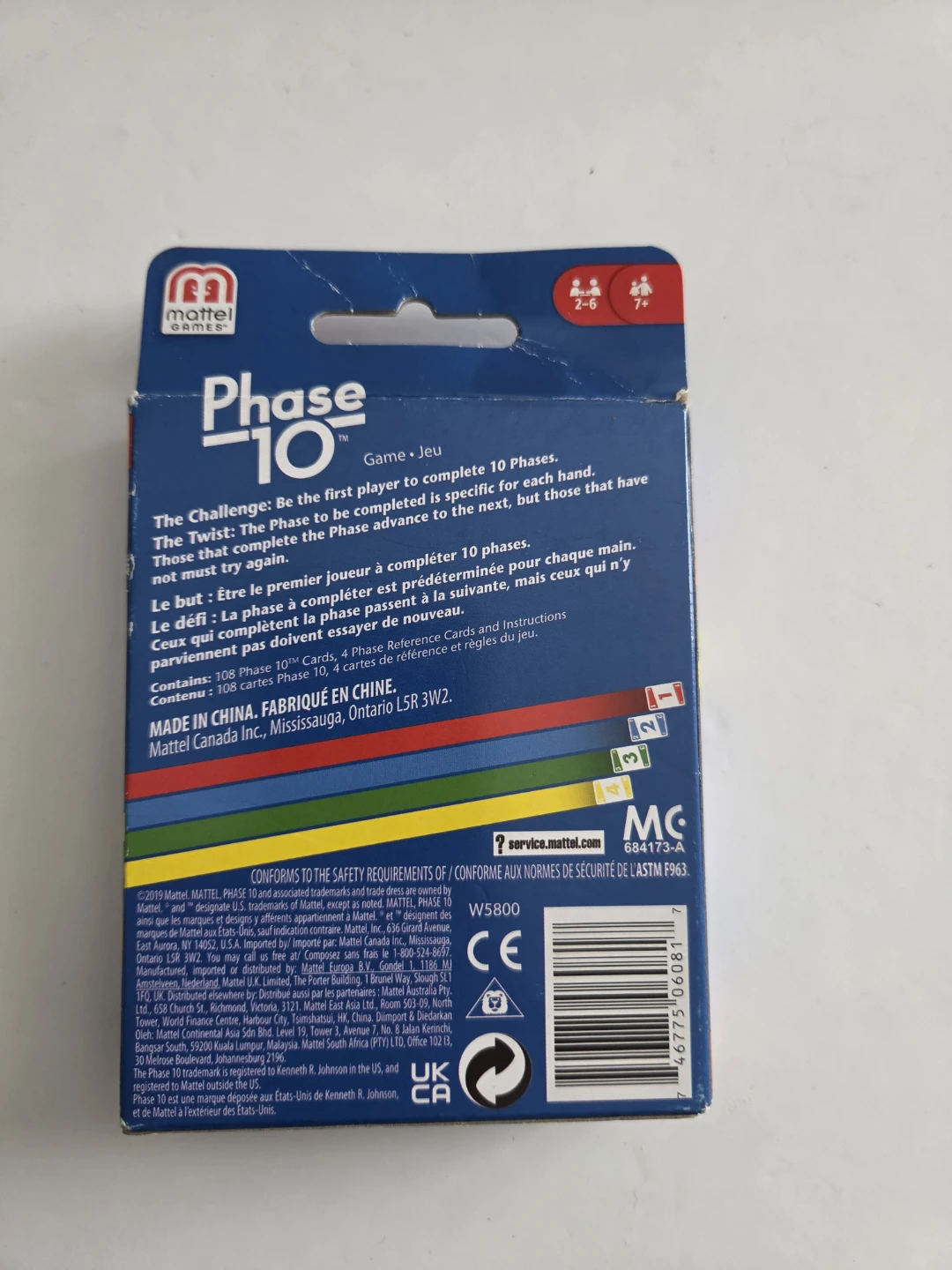 Mattel Phase 10 Card Game - photo 2