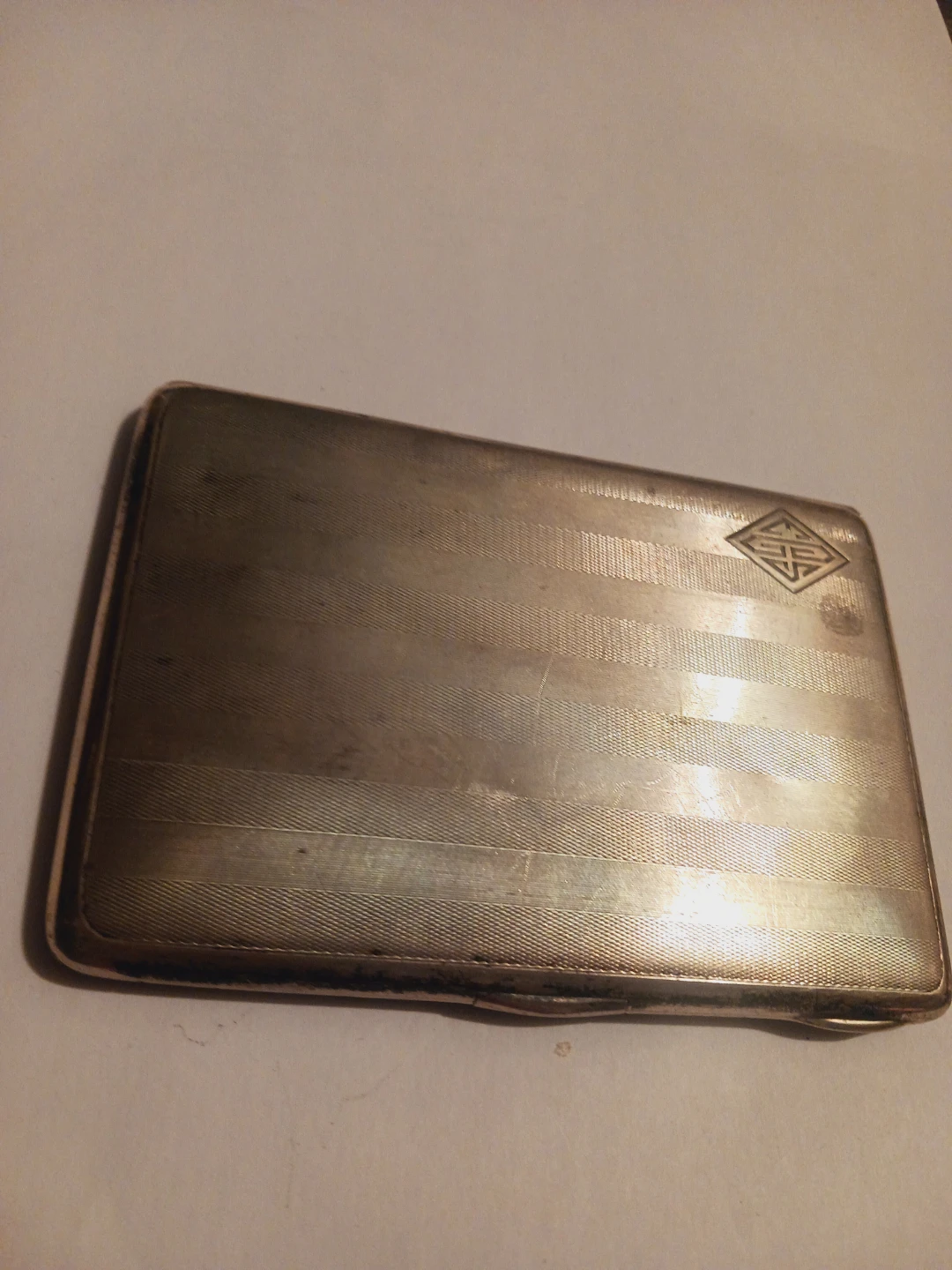 Gorgeous Vintage Silver Cigarette Case - photo 4
