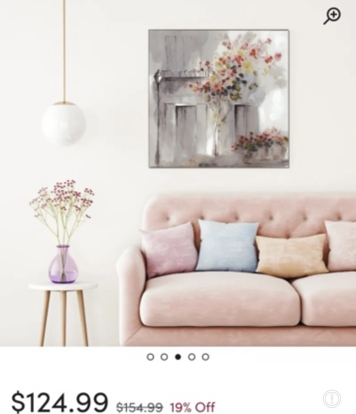 Art Maison Floral Canvas Wall Art 🏈 - photo 2