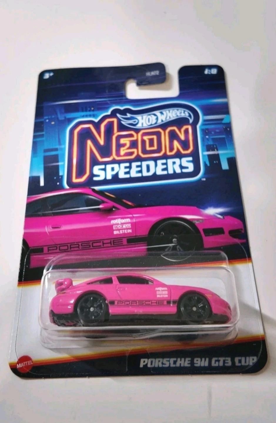 Hot Wheels Neon Speeders Porsche 911 GT3 Cup