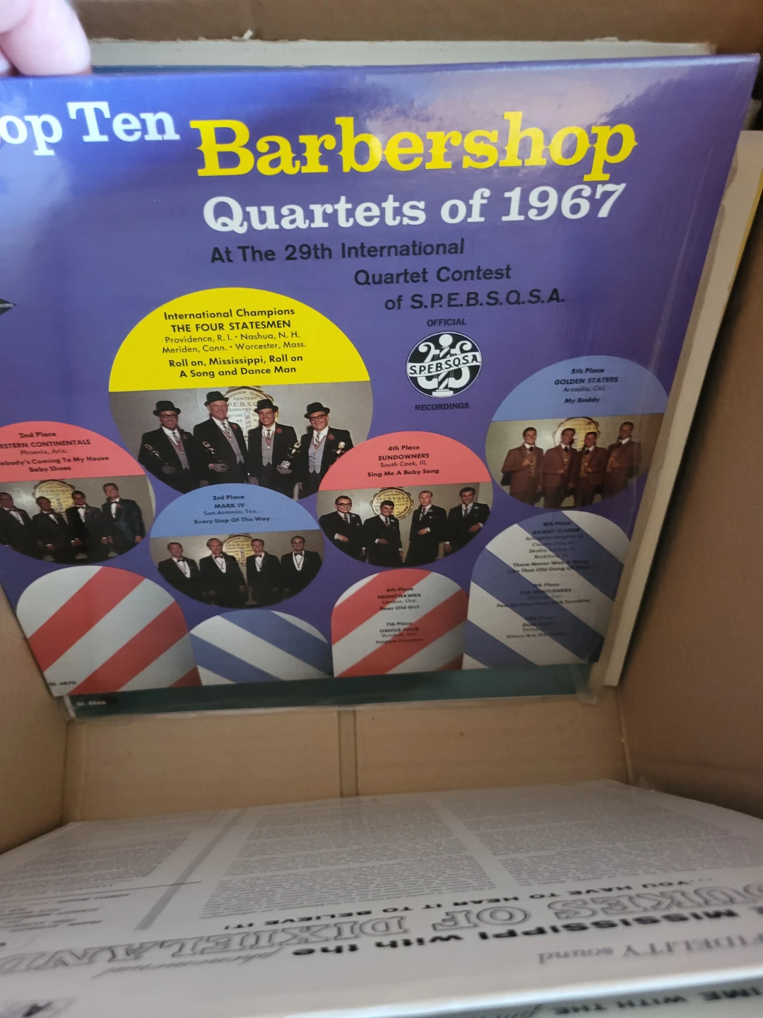 Barbershop Ball LP Record - photo 3