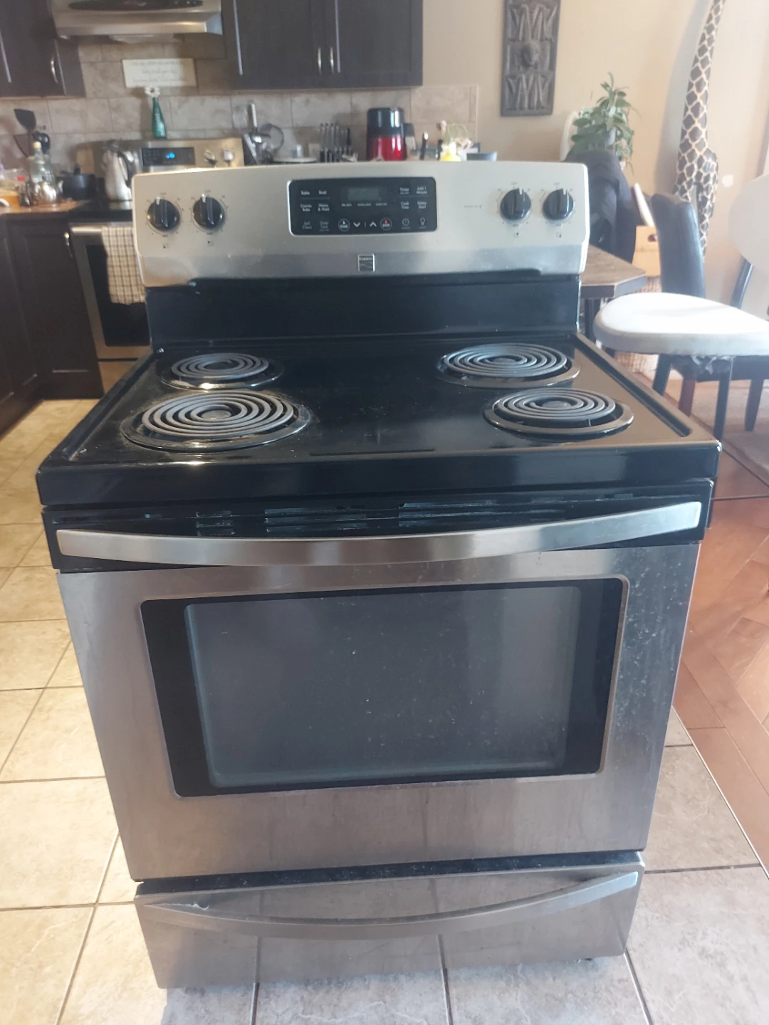 Kenmore Electric Coil Top Stove with Oven - photo 3