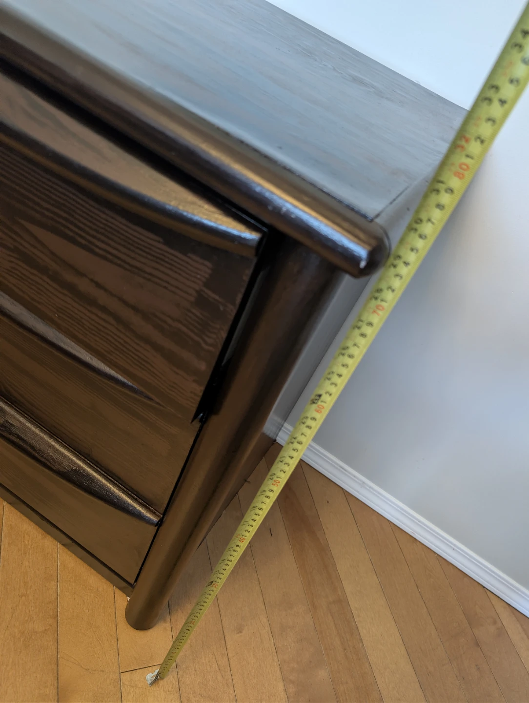 Palliser Dark Wood grain 3-Drawer Nightstand - photo 5