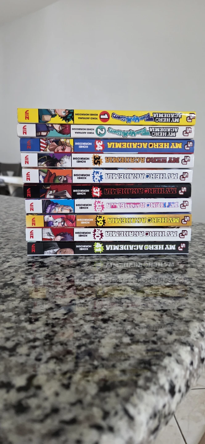 My Hero Academia Manga Volumes 34-41 & Team-Up Missions 1-2