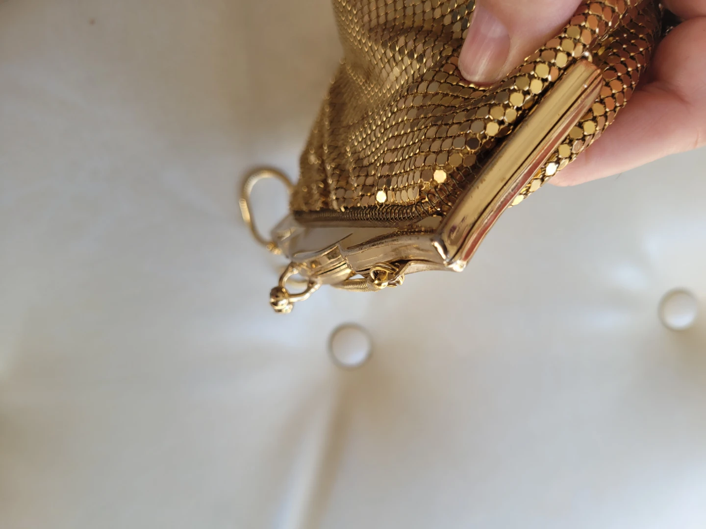Vintage / Retro Glomesh Gold Evening Bag - photo 5