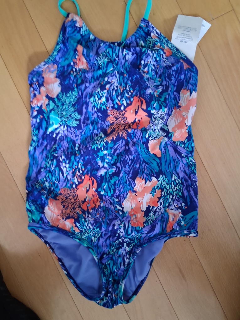 Old Navy Women's Floral One-Piece Swimsuit XL