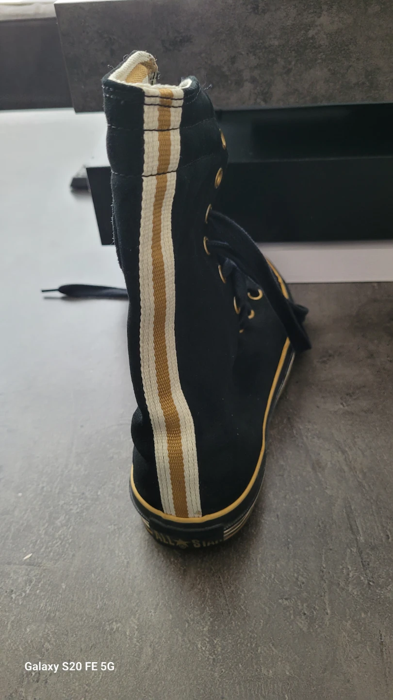 Converse Chuck Taylor All Star Black Gold High Tops - photo 3