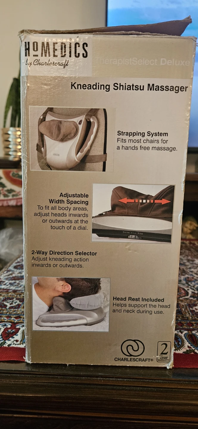 HoMedics TherapistSelect Kneading Shiatsu Massager - photo 4