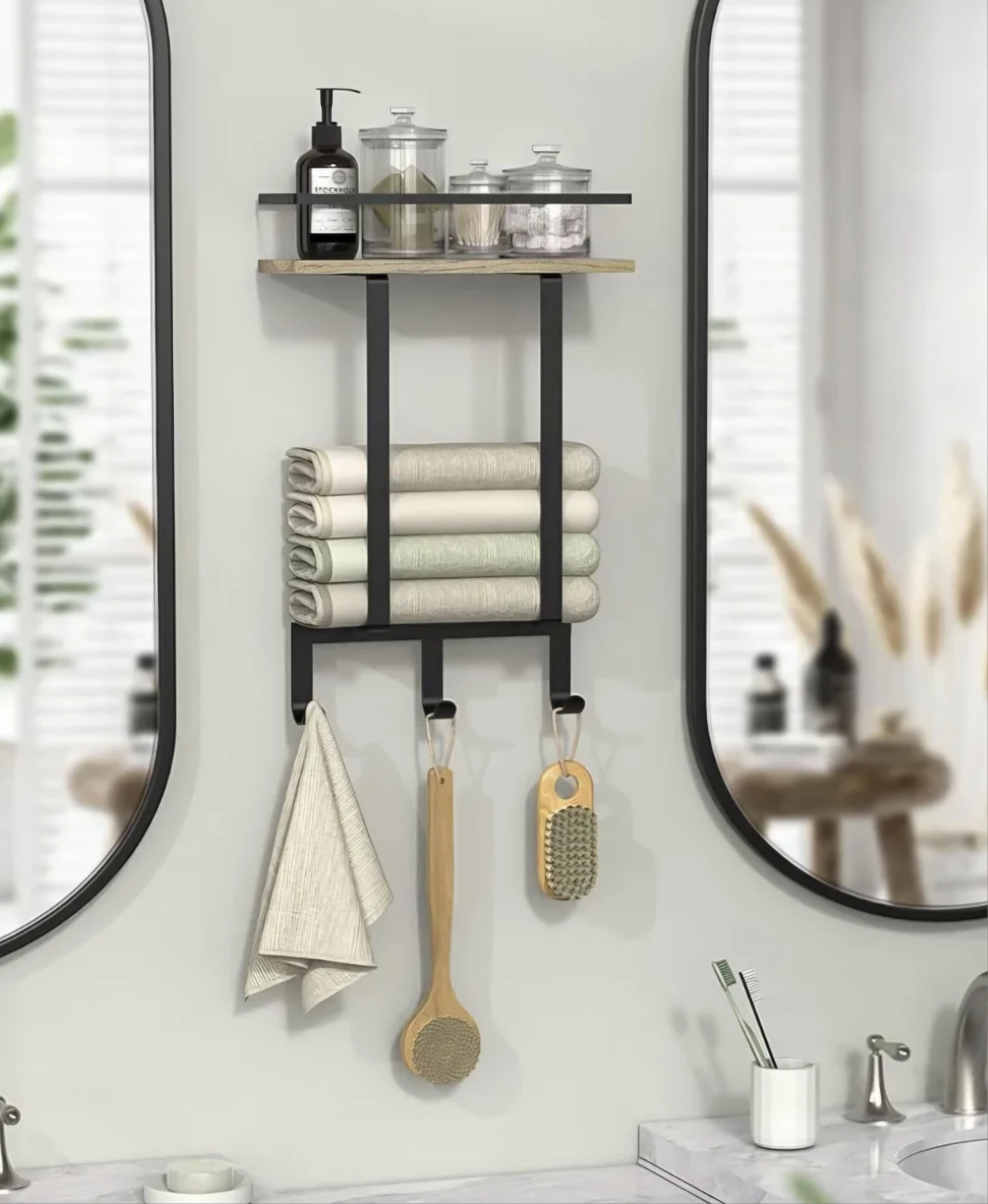 Wall Mounted Towel Rack and Holder - photo 2