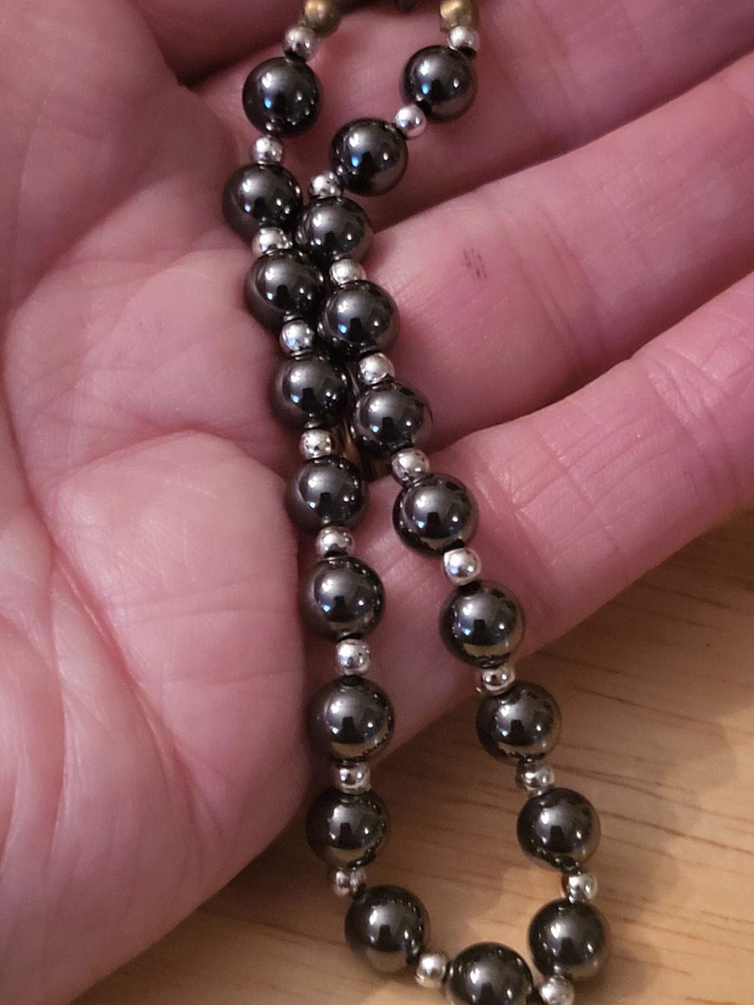 Beaded necklace and bracelet set - photo 4