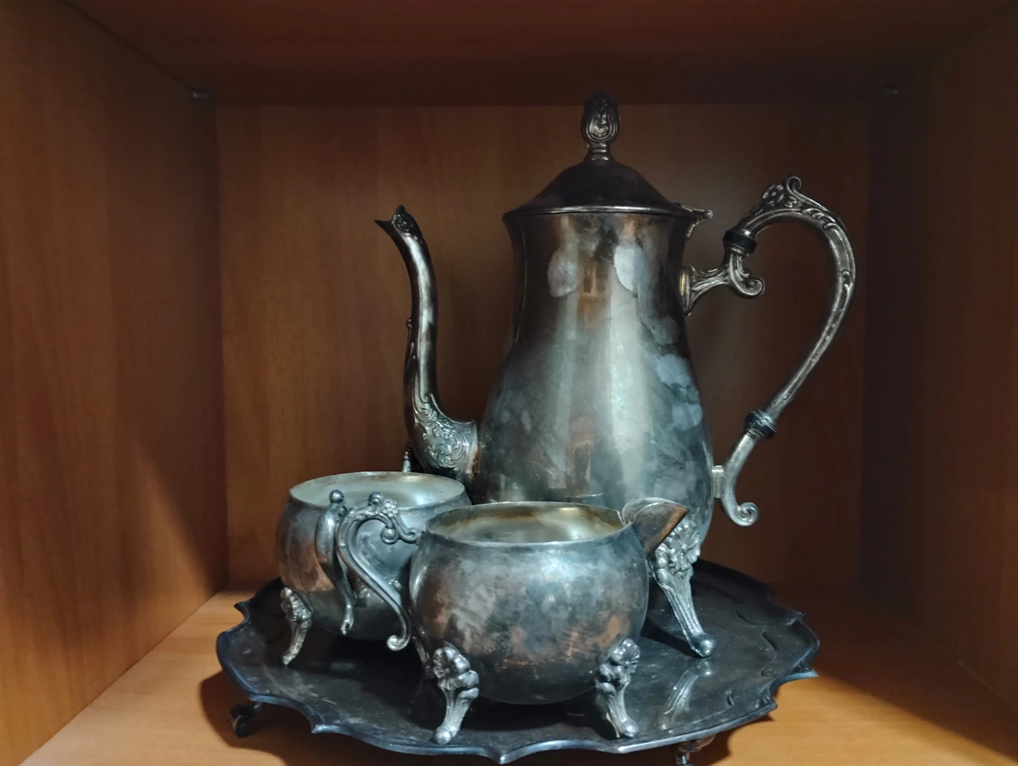 Vintage Silver Plated Tea Set