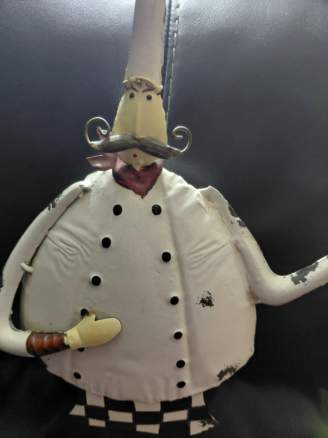 Fat Chef tin statue - photo 2