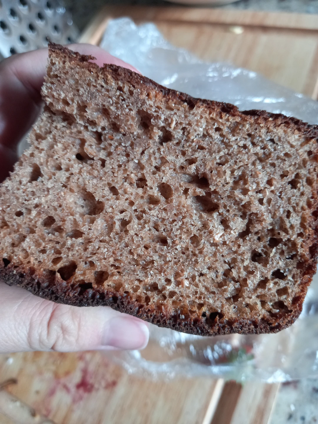 Rye sourdough bread 🍞 with X2 honey and without sugar 💪💪💪 - photo 3