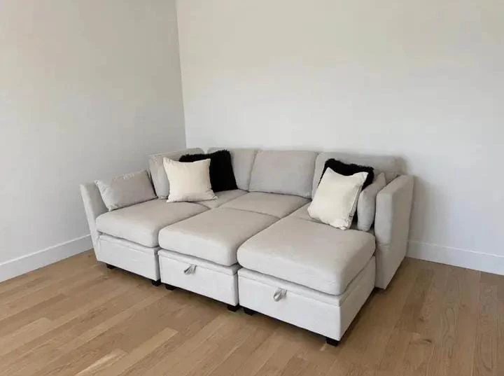 Modular Storage Sectional Sofa - photo 3