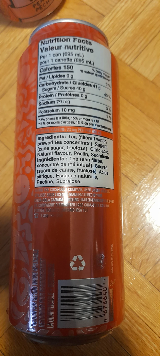 11 Peace Tea Peach Cans - photo 3