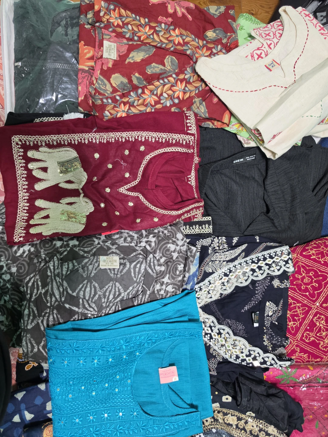 Assorted Embroidered Indian Kurti Tunics - photo 4
