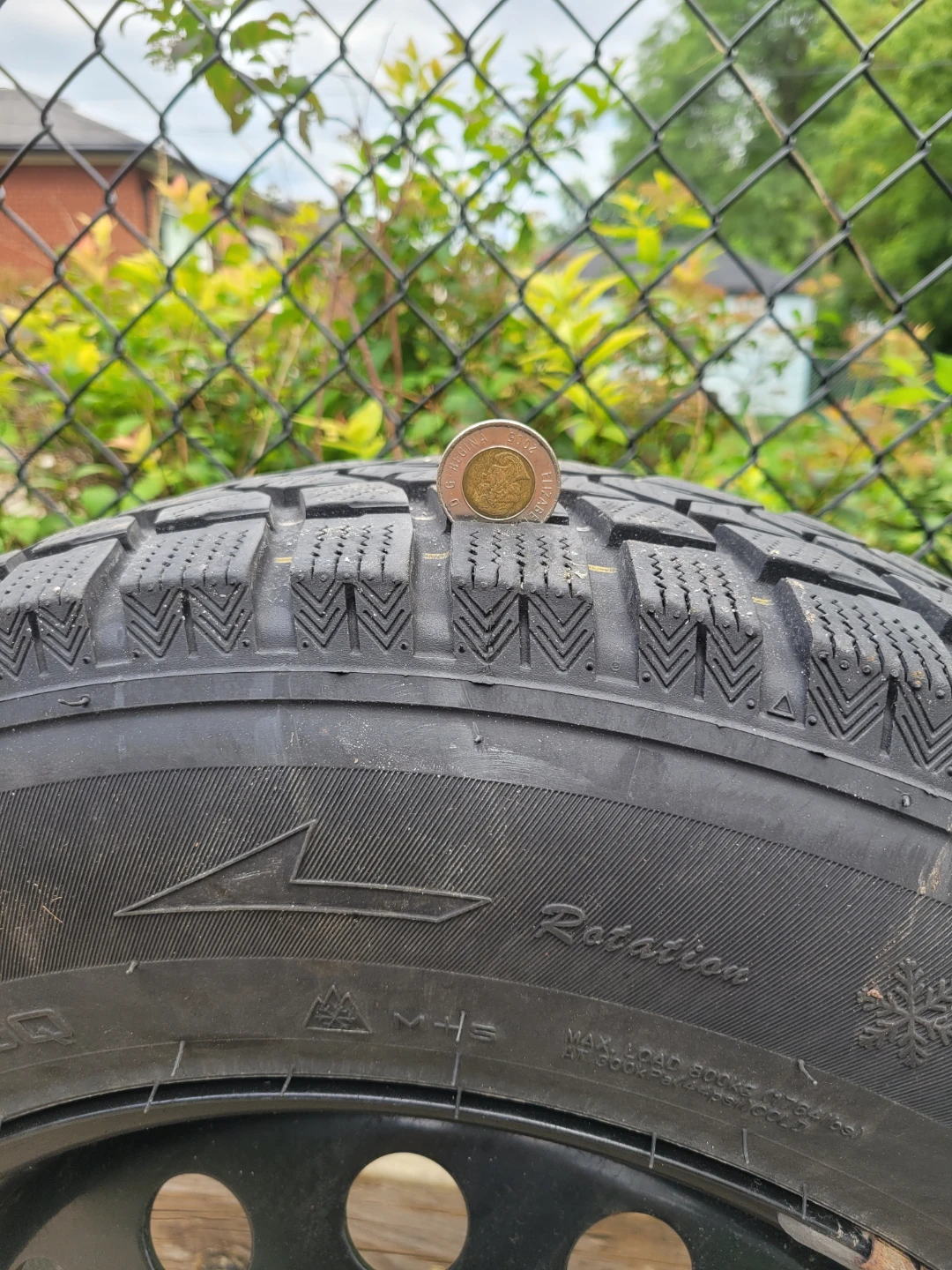 Set of 4 Haida Winter HD617 Tire on Rim 215/70R16 - photo 2
