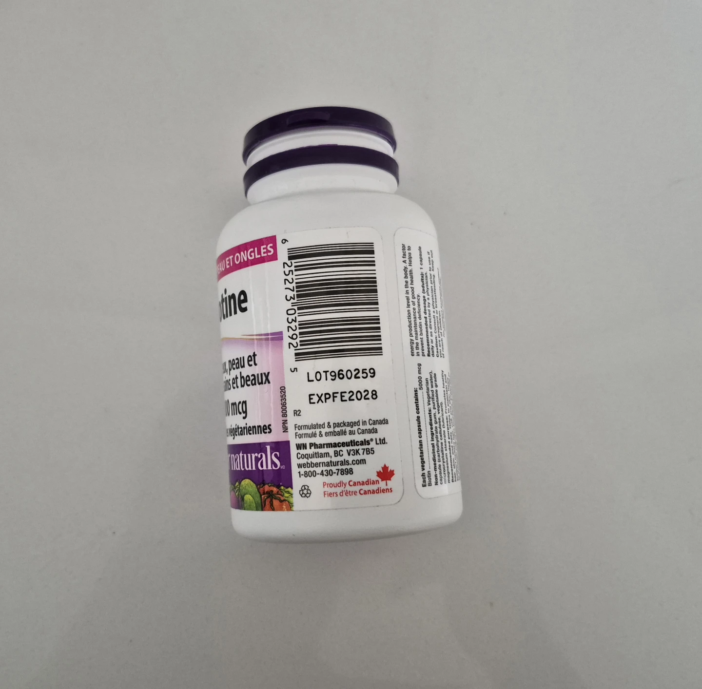 Biotin Capsules 5000 mcg - photo 2