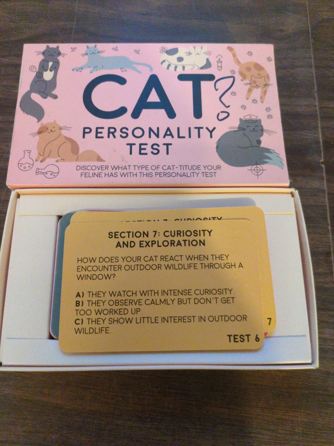 Cat Personality Test Card Game - photo 2